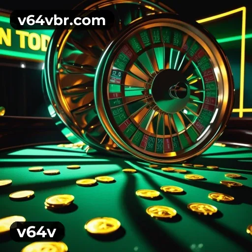 v64v App bonus area with promotional offers and PIX support